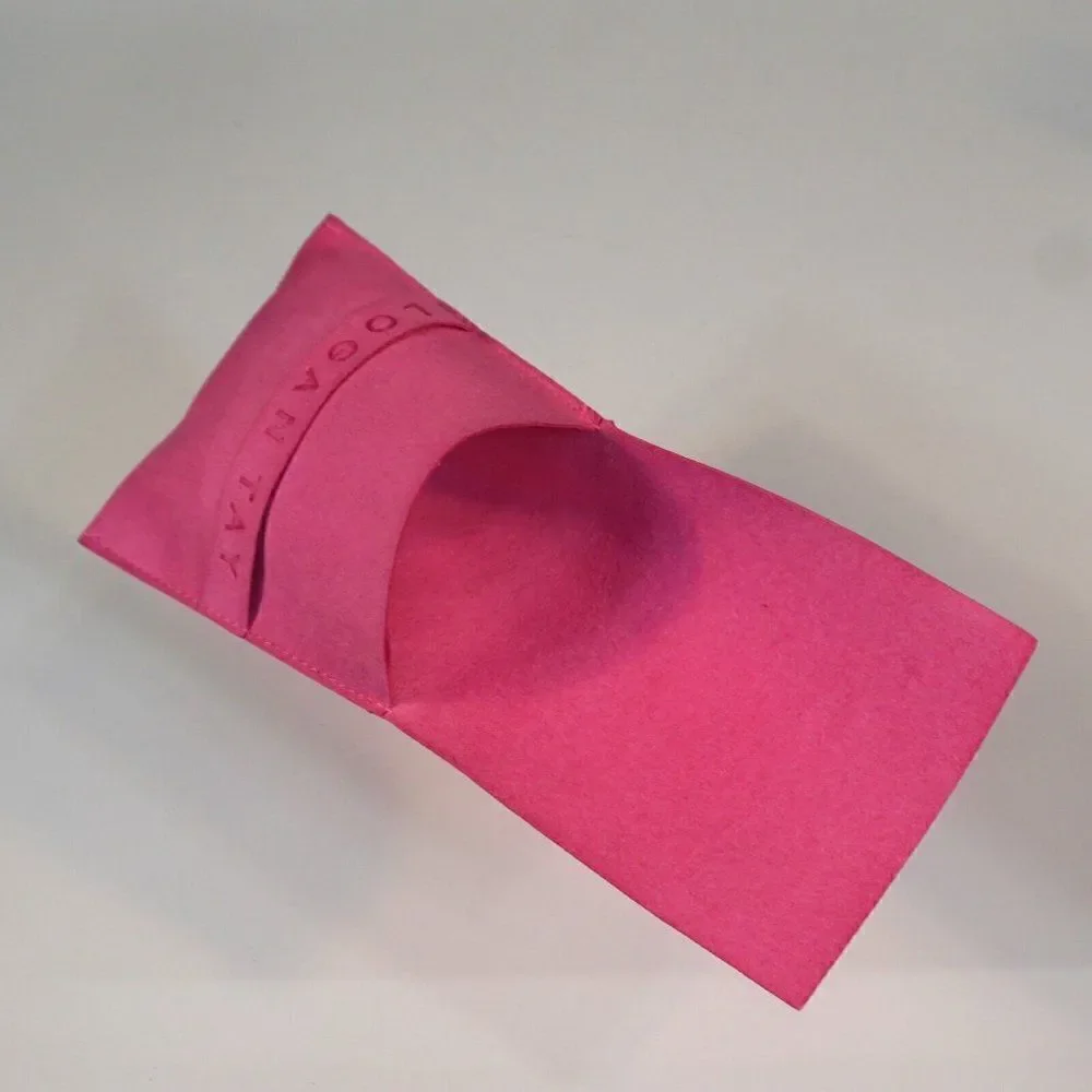 Logan Tay Barbie Pink Faux Suede Jewelry Pouch Storage Travel Bag 4 x 3.75 in